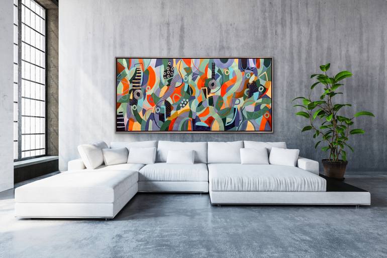 Original Abstract Painting by Rashna Hackett