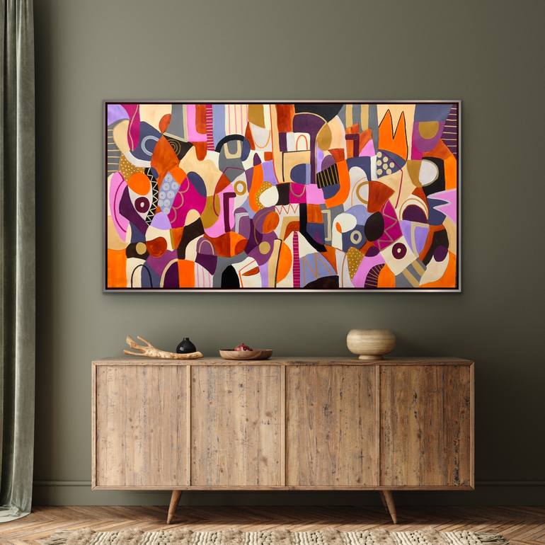 Original Abstract Painting by Rashna Hackett