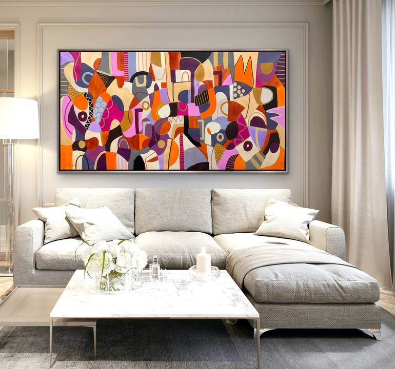 Original Abstract Painting by Rashna Hackett