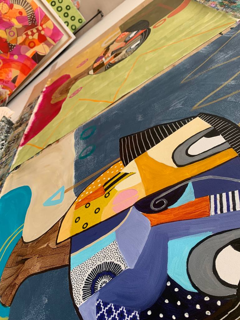 Original Abstract Painting by Rashna Hackett