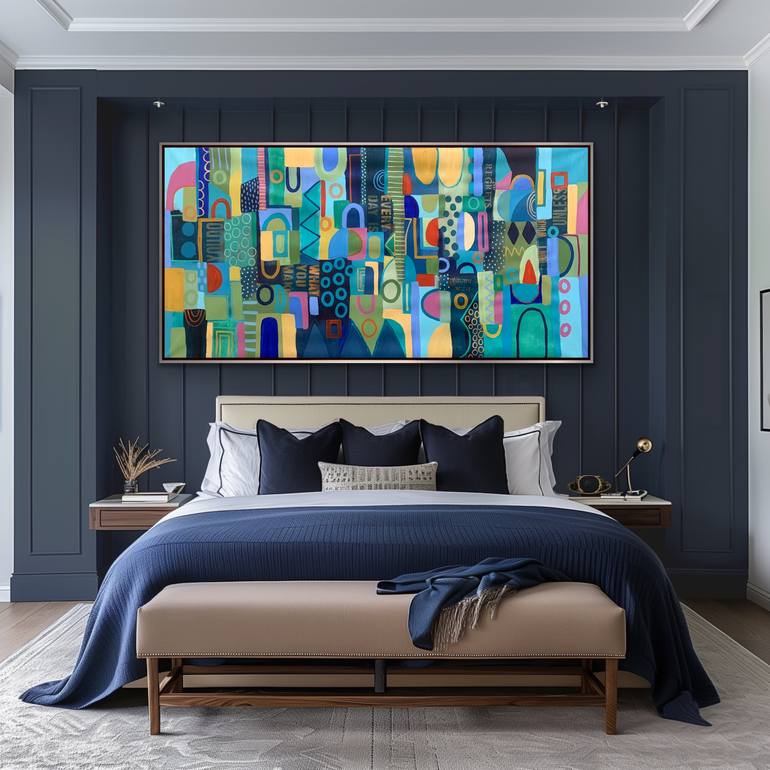 Original Abstract Painting by Rashna Hackett