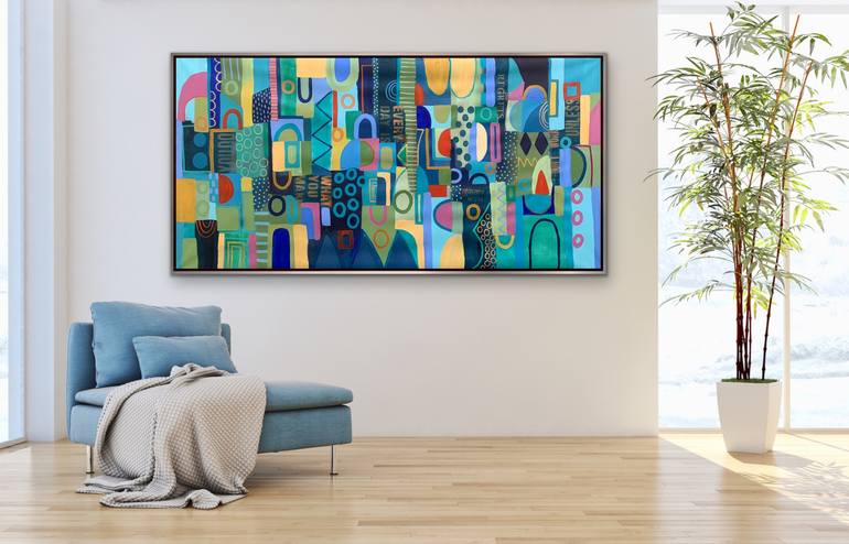 Original Abstract Painting by Rashna Hackett