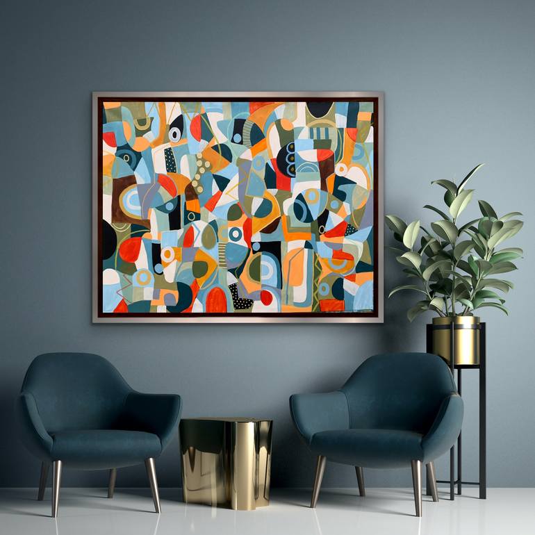 Original Abstract Painting by Rashna Hackett