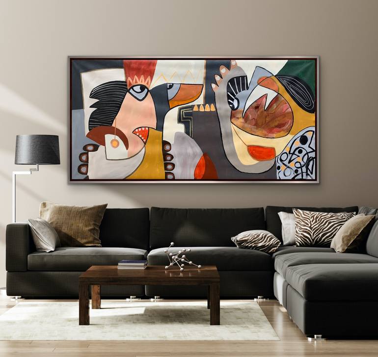 Original Abstract Painting by Rashna Hackett