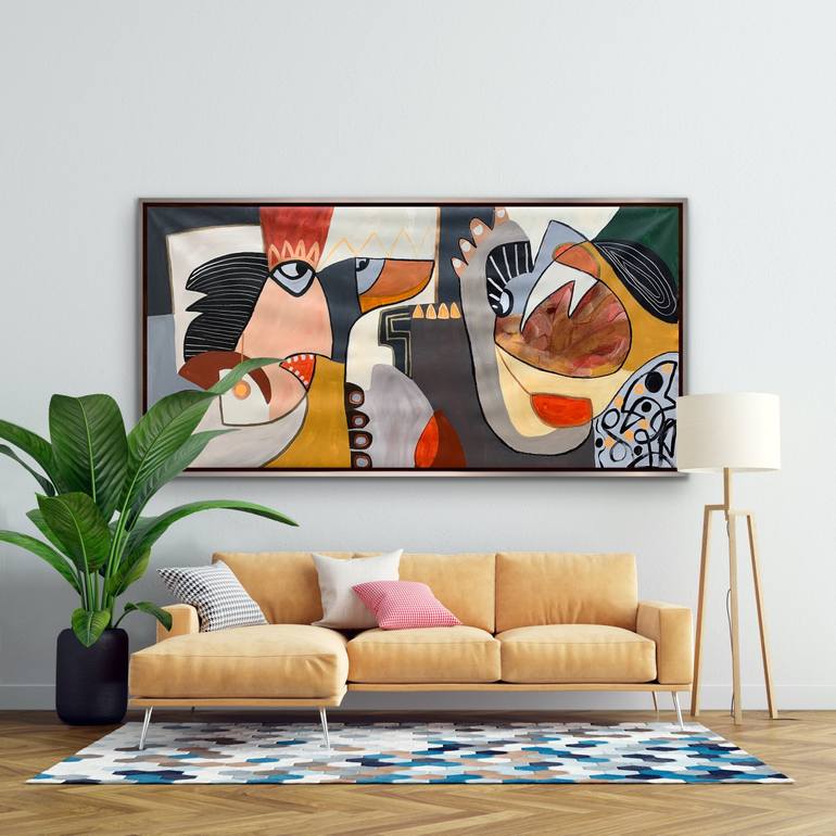 Original Abstract Painting by Rashna Hackett