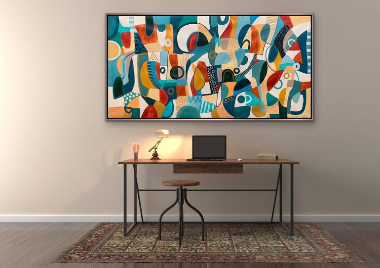 Original Abstract Painting by Rashna Hackett