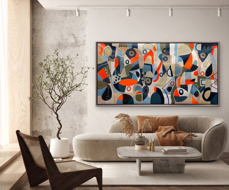 Original Abstract Painting by Rashna Hackett