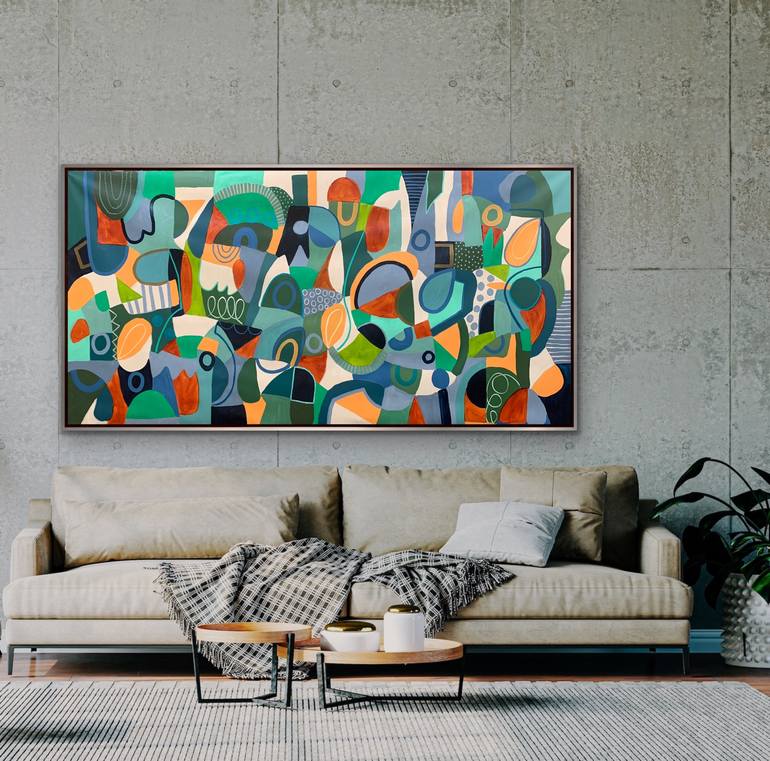 Original Abstract Painting by Rashna Hackett