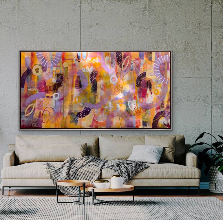 Original Abstract Painting by Rashna Hackett