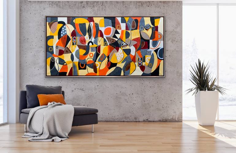 Original Abstract Painting by Rashna Hackett