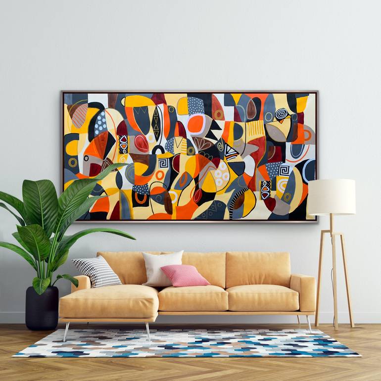 Original Abstract Painting by Rashna Hackett