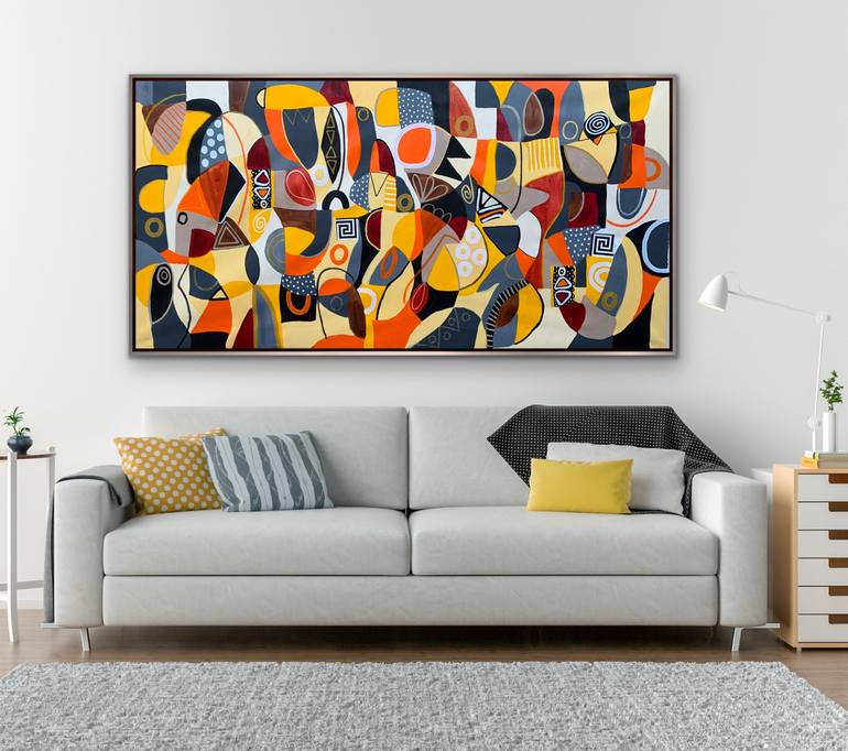 Original Abstract Painting by Rashna Hackett