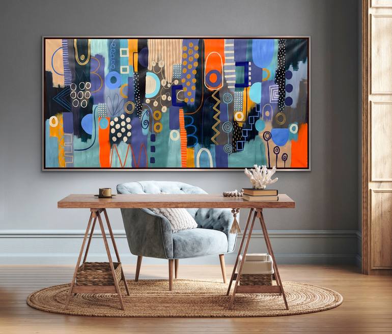 Original Abstract Painting by Rashna Hackett