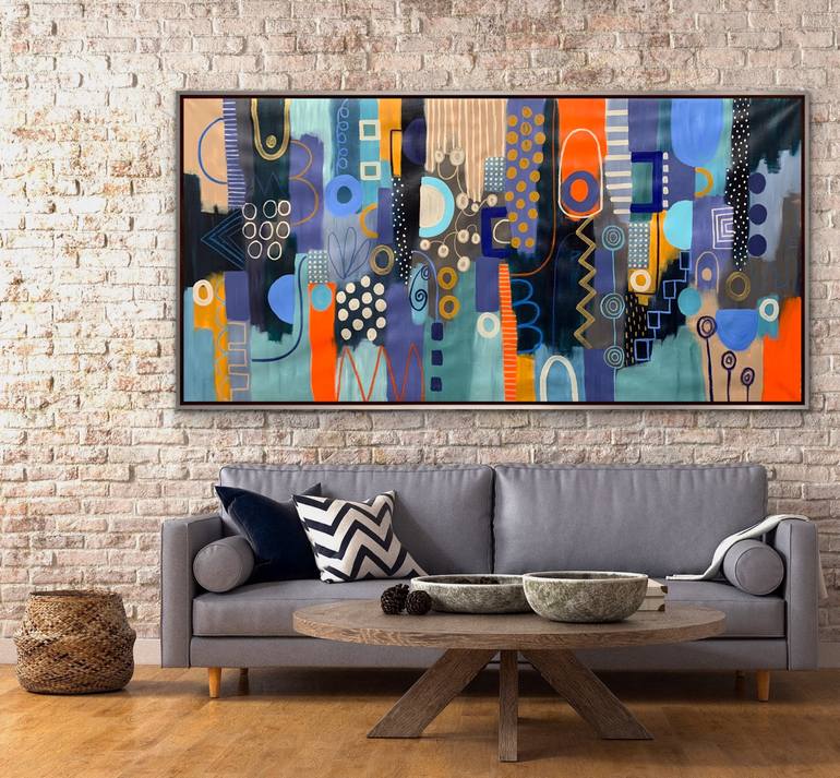 Original Abstract Painting by Rashna Hackett