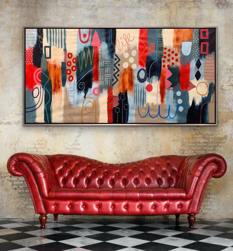 Original Abstract Painting by Rashna Hackett