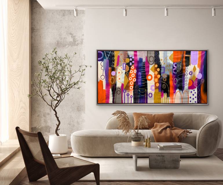 Original Abstract Painting by Rashna Hackett