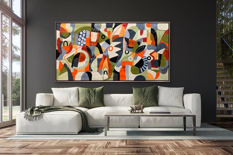 Original Abstract Painting by Rashna Hackett