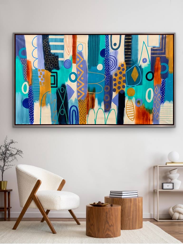 Original Abstract Painting by Rashna Hackett