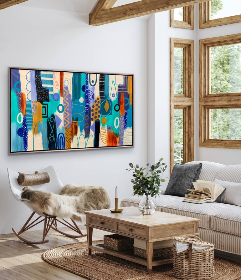 Original Abstract Painting by Rashna Hackett