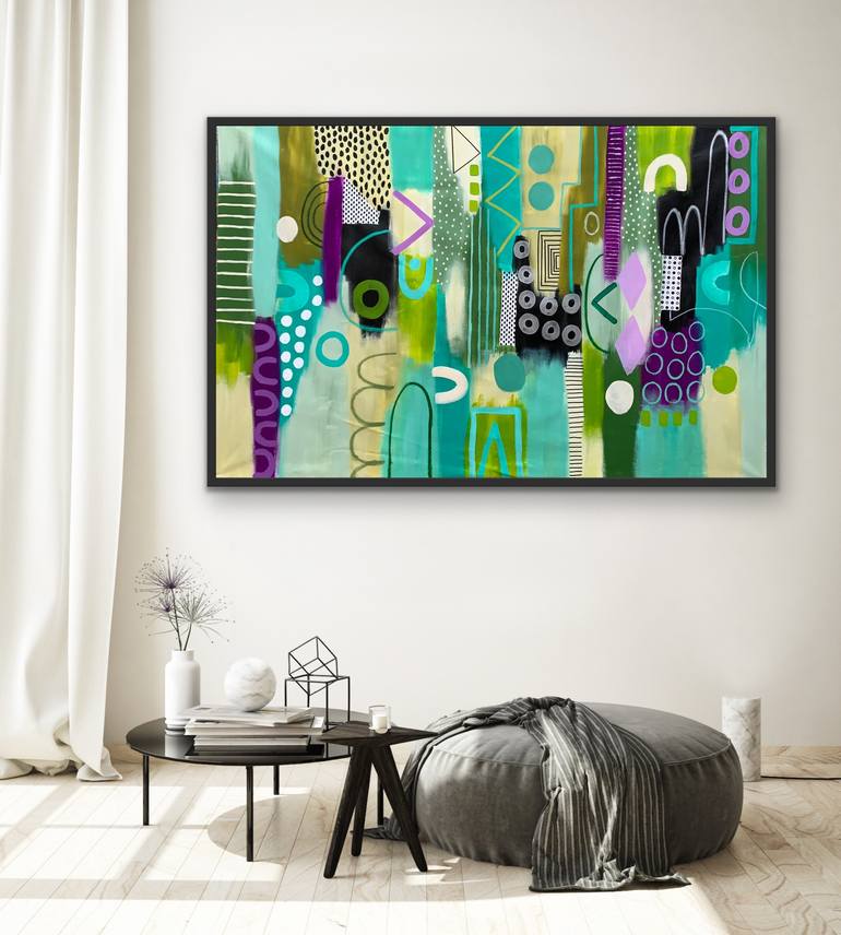 Original Abstract Painting by Rashna Hackett