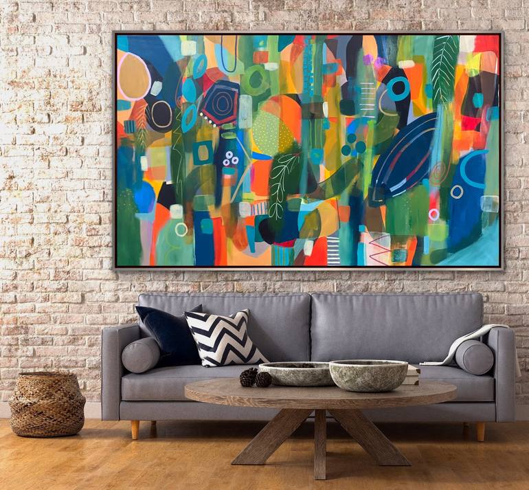 Original Abstract Painting by Rashna Hackett