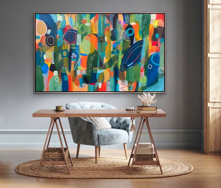 Original Abstract Painting by Rashna Hackett