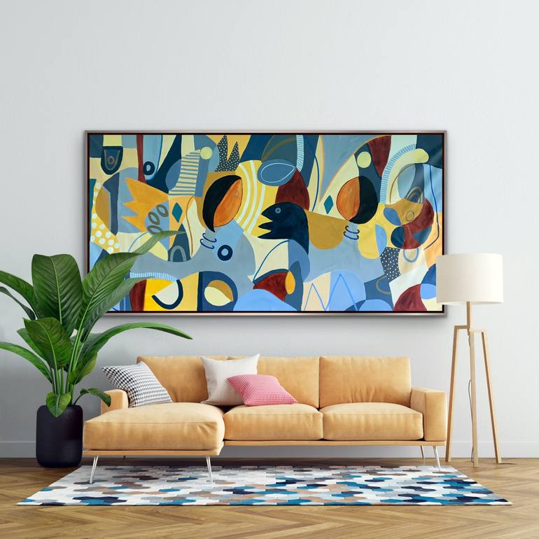 Original Abstract Painting by Rashna Hackett