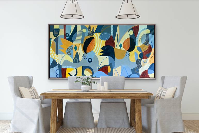 Original Abstract Painting by Rashna Hackett