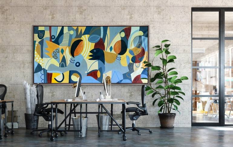 Original Abstract Painting by Rashna Hackett