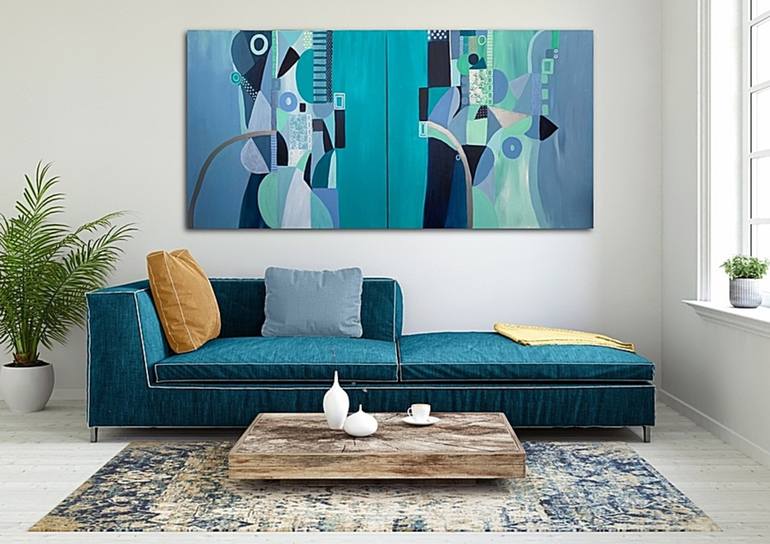 Original Abstract Painting by Rashna Hackett