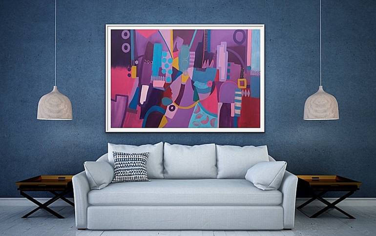 Original Abstract Painting by Rashna Hackett