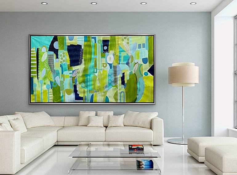 Original Abstract Painting by Rashna Hackett