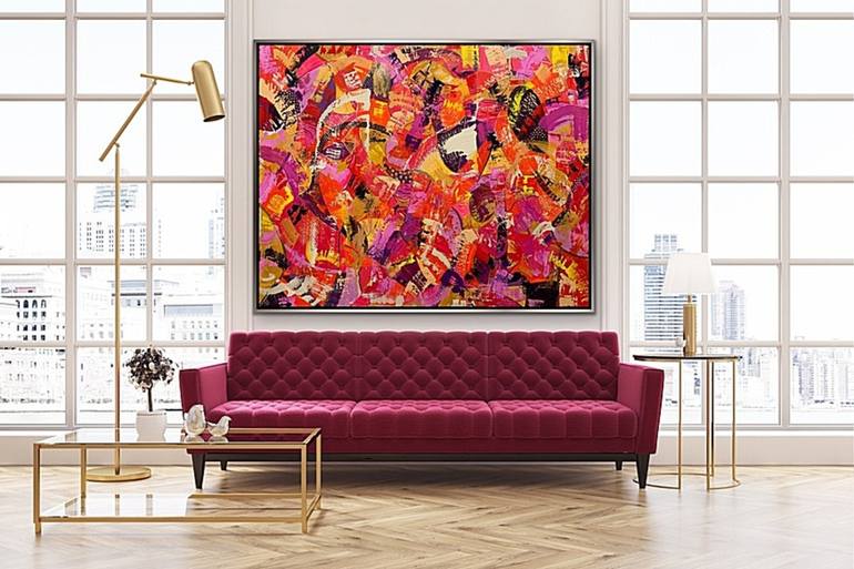 Original Abstract Painting by Rashna Hackett