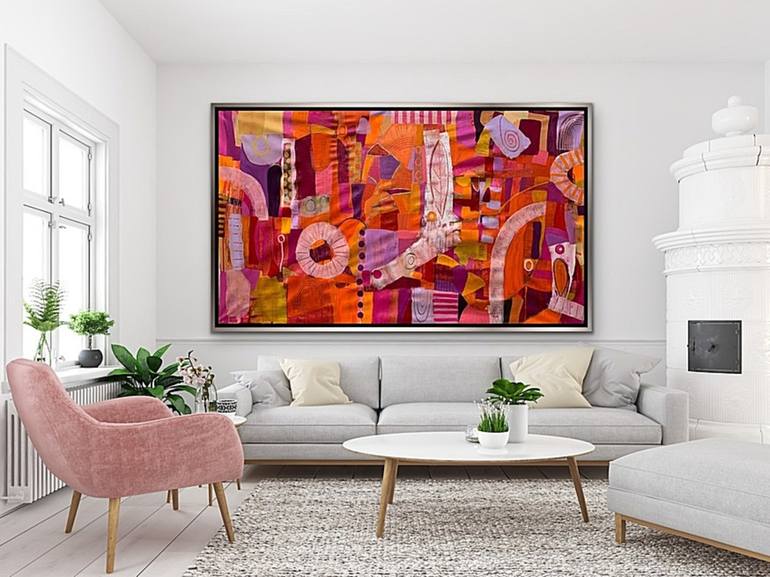 Original Abstract Painting by Rashna Hackett