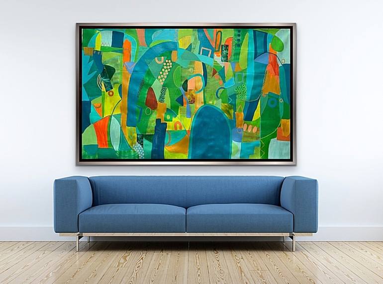 Original Abstract Painting by Rashna Hackett