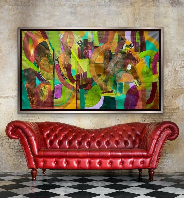 Original Abstract Painting by Rashna Hackett