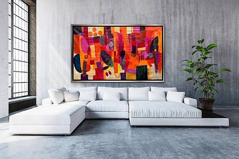 Original Abstract Painting by Rashna Hackett