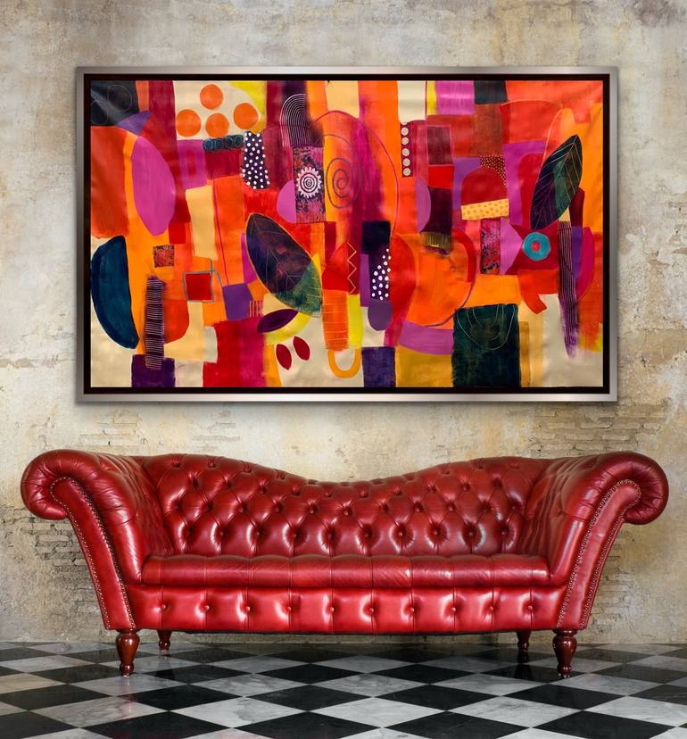 Original Abstract Painting by Rashna Hackett