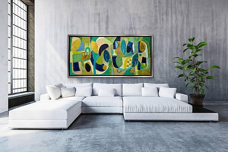 Original Abstract Painting by Rashna Hackett