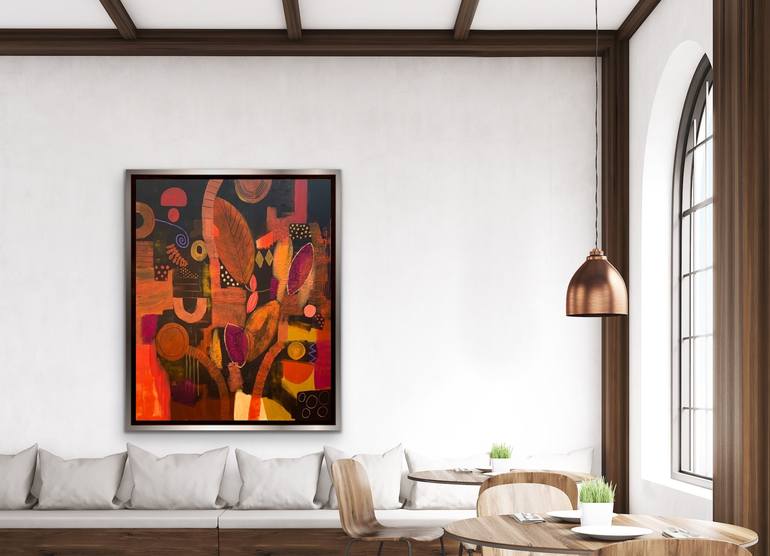 Original Abstract Painting by Rashna Hackett