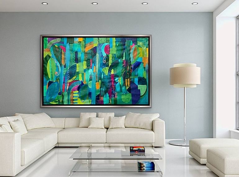 Original Abstract Painting by Rashna Hackett