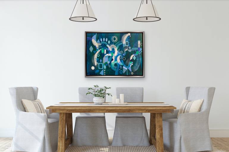 Original Abstract Painting by Rashna Hackett