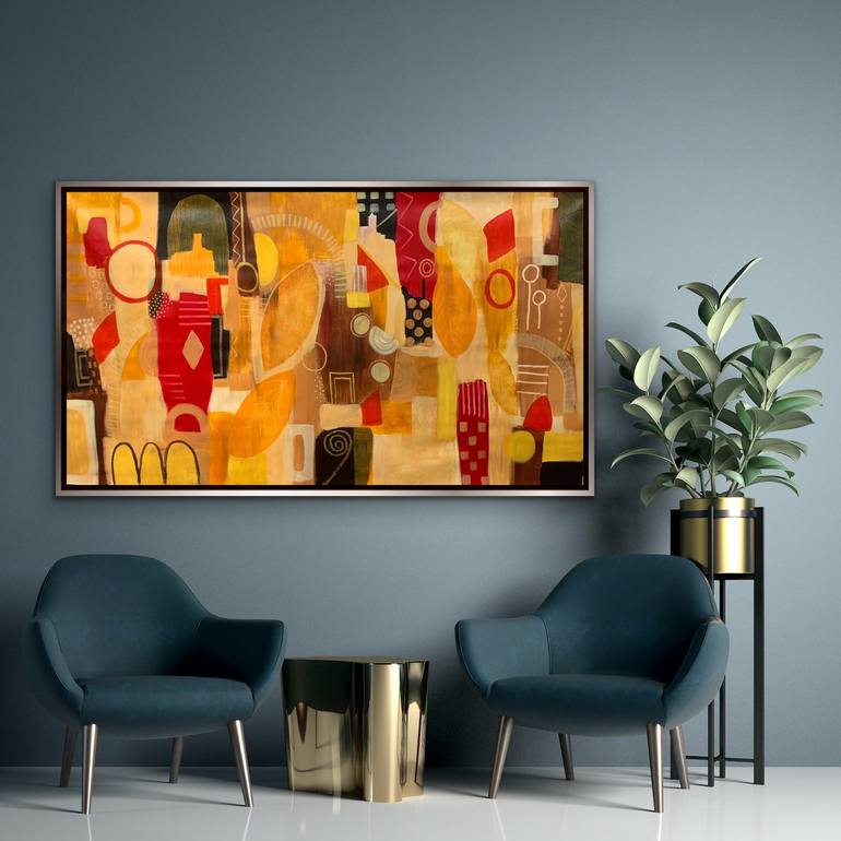 Original Abstract Painting by Rashna Hackett