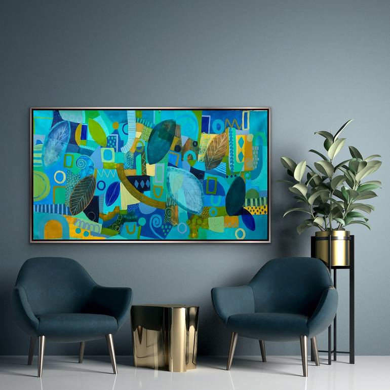 Original Abstract Painting by Rashna Hackett