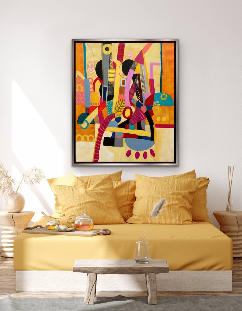 Original Abstract Painting by Rashna Hackett