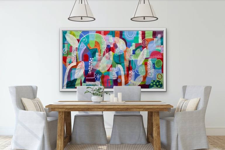 Original Abstract Painting by Rashna Hackett