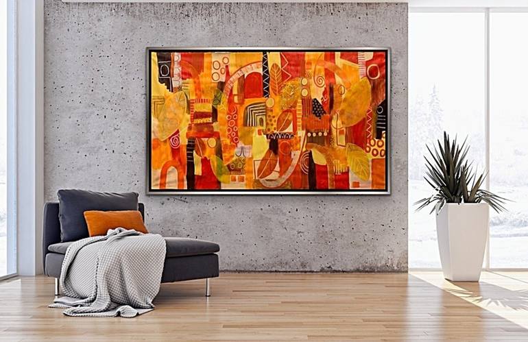 Original Abstract Painting by Rashna Hackett