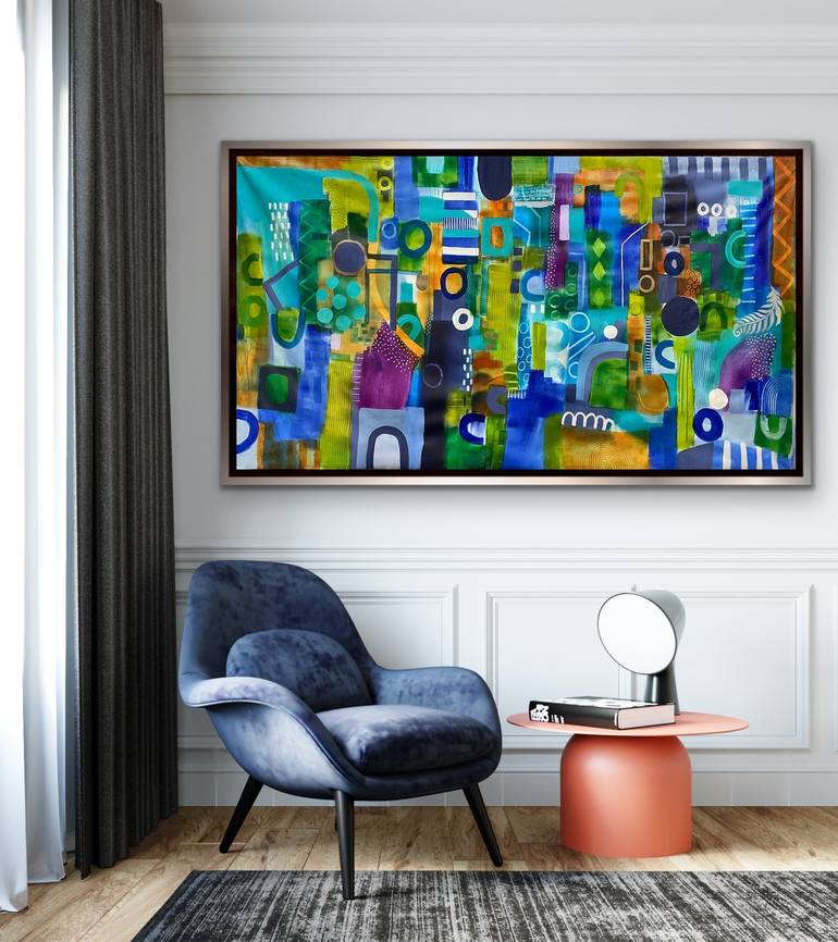 Original Abstract Painting by Rashna Hackett