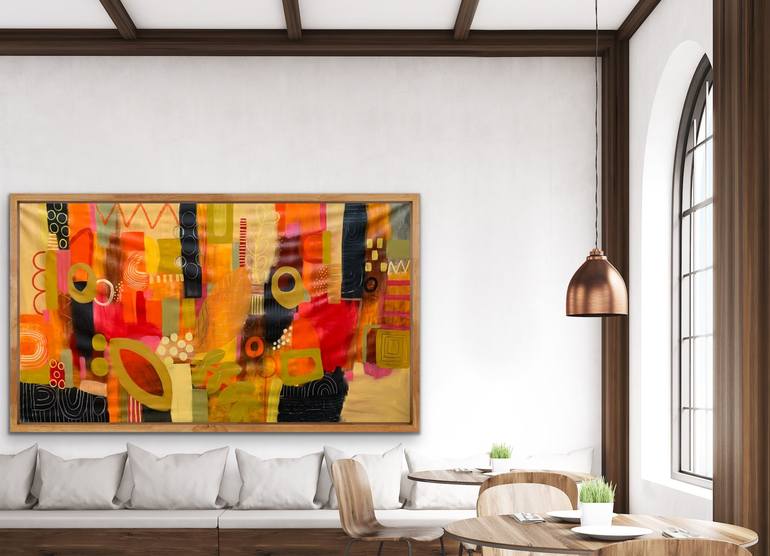 Original Abstract Painting by Rashna Hackett