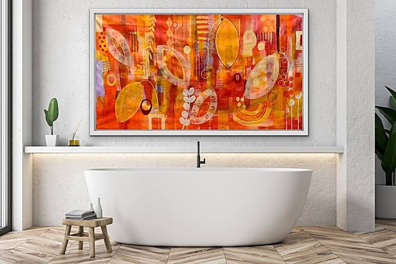 Original Abstract Painting by Rashna Hackett